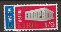 1969 MNH Ireland Mi 230-31 Postfris** - Unused Stamps