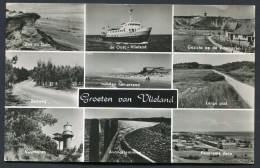 Groeten Uit Vlieland , Met Blokstempel Leeuwarden - Used - 2 Scans For Originalscan !! - Vlieland