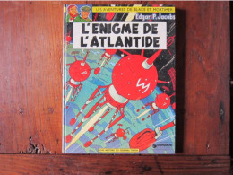 BLAKE ET MORTIMER  L'ENIGME DE L'ATLANTIDE PAGE DE GARDE AU PORTRAIT  JACOBS - Blake & Mortimer