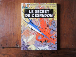 BLAKE ET MORTIMER  LE SECRET DE L'ESPADON T2   PAGE DE GARDE AU PORTRAIT  JACOBS - Blake & Mortimer