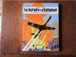 BLAKE ET MORTIMER  LE SECRET DE L'ESPADON T1   PAGE DE GARDE AU PORTRAIT  JACOBS - Blake & Mortimer