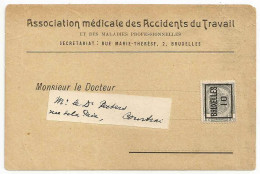 TIMBRE > Préoblitéré Bruxelles 10 - Association Médicale Des Accidents Du Travail Et Des Maladies Professionnelles. - Altri & Non Classificati