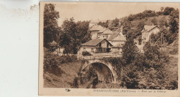 Pierrebuffiere  87  Le Pont Sur La Briançe Animé Voiture - Pierre Buffiere