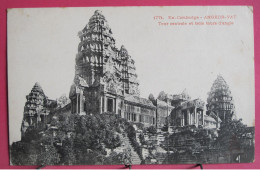 Ex Cambodge - Angkor Vat - Tour Centrale Et Trois Tours D'angle - Cambodge