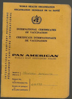 PAN AMERICAN – Carnet International De Vaccination Contre La VARIOLE (1978) - Aviones & Helicópteros