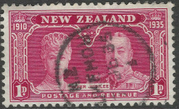 New Zealand. 1935 KGV Silver Jubilee. 1d Used. SG 574 - Gebraucht