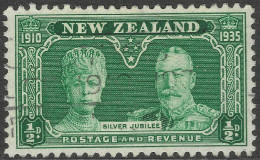 New Zealand. 1935 KGV Silver Jubilee. ½d Used. SG 573 - Gebraucht