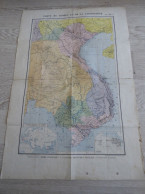 CARTE ANCIENNE DU TONKIN ET DE LA COCHINCHINE EDITEE PAR L'ARMEE FRANCAISE - Dokumente