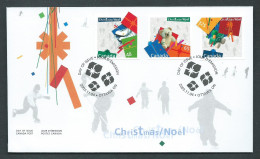 Canada # 2004-2005-2006 On Combo FDC -  Christmas - Gifts (2003) - 2001-2010