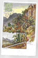 L380 - Monaco, Illustrateur G. Colombo, Jardins. Lot De 4 Cartes (1045) - Exotischer Garten