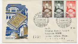 3798   Carta Certificada Sidi- Ifni. 1952, - Ifni