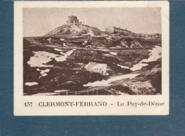 Chromo Clermont Ferrand Puy De Dôme 60 X 45 Mm  Pub: Chocolat Julien Damoy Papier épais   2 Scans - Other & Unclassified