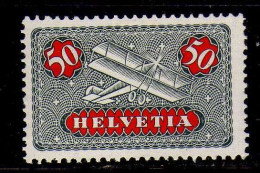 Suisse (1923-33) - P A   50 C. Avion Neuf*  -  MH - Ungebraucht