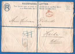 1886  Großbritannien / Schottland - Ganzsache Mi EU 12 E, Von Glasgow Nach Haida In Böhmen, KW 30,00€ - Lettres & Documents