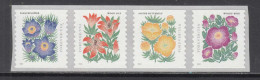 2022 United States USA Flowers  Complete Strip Of 4 MNH @ BELOW FACE VALUE - Unused Stamps