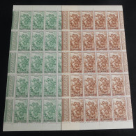 CAMEROUN - 1942 - Poste Aérienne PA N°YT. 19 à 20 - Enfance Indigène - Feuilles Complètes - Neuf Luxe ** / MNH - Luftpost