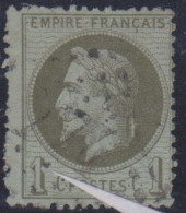 Napoléon Lauré, N° 25, Petite Variété, Point Blanc Sur Le 1 ( V2308/4.6) - Usati