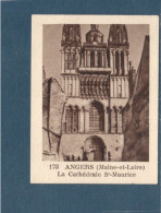 Chromo ANGERS Cathédrale St Maurice Maine Et Loire 60 X 45 Mm  Pub: Chocolat Julien Damoy Papier épais   2 Scans - Sonstige & Ohne Zuordnung