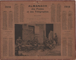 Calendrier - Almanach - 1918 - Maine Et Loire - Formato Grande : 1901-20