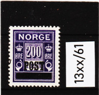 13xx/61 N O R W E G E N 1921 Michl 12 PORTO  (*) FALZ ZÄHNUNG SIEHE ABBILDUNG - Unused Stamps