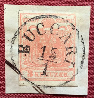 BUCCARI (=Bakar In Primorje-Gorski Kotar County Kroatien-Slavonien) Österreich 1850 (Austria Fiume Croatie Croatia - Used Stamps