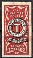 Portugal - Label/ Stamp Pack Of Cigarettes -|- Tabaco Torrado - A Tabaqueira, Lisboa - Tabaksdozen (leeg)