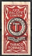 Portugal - Label/ Stamp Pack Of Cigarettes -|- Tabaco Torrado - A Tabaqueira, Lisboa - Schnupftabakdosen (leer)