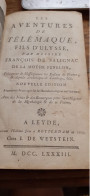 Les Aventures De TELEMAQUE Fils D'ULYSSE FRANCOIS DE SALIGNAC DE LA MOTHE FENELON Wetstein 1783 - 1701-1800