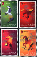 87431 MNH HONG KONG 2002 AÑO LUNAR CHINO - AÑO DEL CABALLO - Collections, Lots & Series