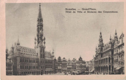 Brussel Grand Place 1930? - Marktpleinen, Pleinen