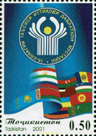 125333 MNH TAYIKISTAN 2001 10 ANIVERSARIO DE LA CEI - Tajikistan