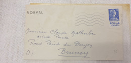 Lettre 1957 Avec Timbre Bande Publicitaire Type Muller Rolla Film Photo - Photographie