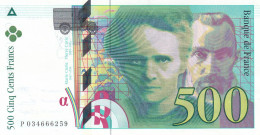 Billet 500 F Pierre Et Marie Curie 1995 FAY 76.02 Neuf - 500 F 1994-2000 ''Pierre Et Marie Curie''