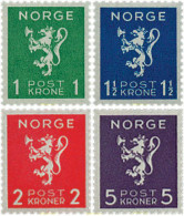 666321 HINGED NORUEGA 1940 CIFRAS - Lettres & Documents