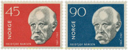 102011 MNH NORUEGA 1961 CENTENARIO DEL NACIMIENTO DE FRIDTJOF NANSEN - Unused Stamps