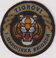 CROATIA ARMY 1st GUARD BRIGADE "TIGERS" PATCH - Ecussons Tissu