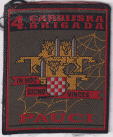 CROATIA ARMY 4th GUARD BRIGADE "SPIDERS" PATCH , - Patches