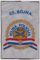 CROATIA ARMY MILITARY POLICE , 68th BATALION , PATCH - Ecussons Tissu