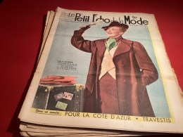 Le Petit écho De La Mode Magazine De Mode Paris 19  39, Numéro 4 Pour La Côte D’Azur, Travestis Femme Avec Valise - Fashion