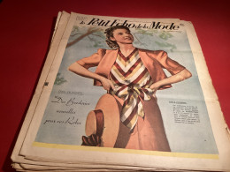 Le Petit écho De La Mode Magazine De Mode Paris 1939, Numéro 32 Des Broderies Nouvelles Pour Vos Robes Femme Avec Chapea - Mode