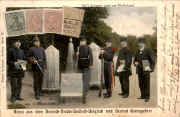 Vaals - Vierlandenblick - Zollwache - Douane - Vierlandenpunt - Bleyberg - Neutraal Gebied - Grens - 1898 - Vaals