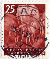 LIECHTENSTEIN - 1951 AGRICULTURE SERIES 25Rp MiNr.293 Oblitéré / Used - Oblitérés