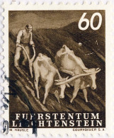 LIECHTENSTEIN - 1951 AGRICULTURE SERIES 60Rp MiNr.297 Oblitéré / Used - Used Stamps