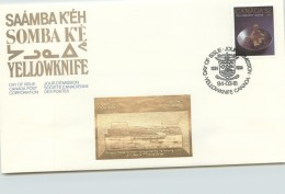 1984  Yellowknife, Gold Mining  Sc 1009   With Gold Foil Add-on - 1981-1990