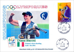 ALGERIJE 2016 - Cover Olympic Games Rio 2016 Shooting Italy Diana Bacosi Tir Italia Olympische Spiele Olympics JO - Shooting (Weapons)