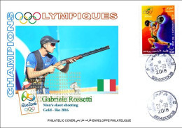 ALGERIJE 2016 - Cover Olympic Games Rio 2016 Shooting Italy Rossetti Tir Italia Schießen Spiele Olímpicos Olympics JO - Tiro (armi)