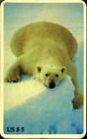 SCHEDA TELEFONICA PHONECARD DISNEY U.S.A. B.E.L. INTERNATIONAL ANIMALS POLAR BEAR - Sammlungen