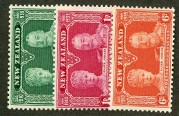 207 New Zealand 1935 Scott #199-201 M* (Lower Bids 20% Off) - Neufs