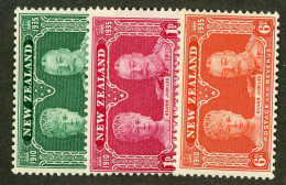 207 New Zealand 1935 Scott #199-201 M* (Lower Bids 20% Off) - Unused Stamps