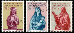 LIECHTENSTEIN - 1966 - Mi.471/3 20rp, 30rp & 1fr70 Pfarrkirche In Vaduz - VFU° - Gebraucht